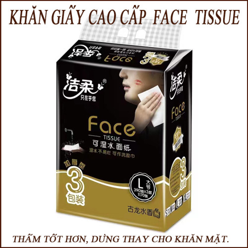 高级面巾纸 Khăn giấy mặt cao cấp