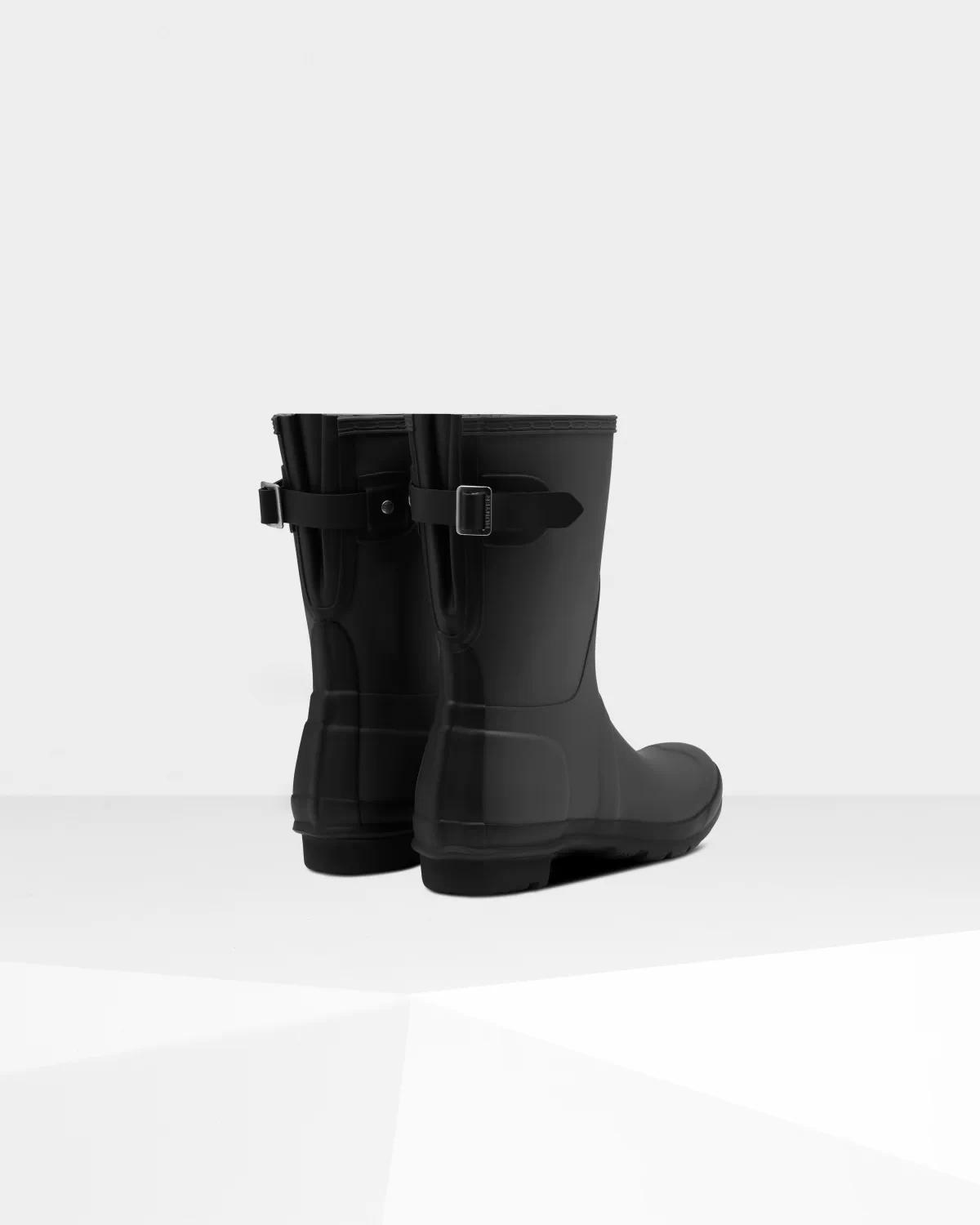 women's original short back adjustable rain boots