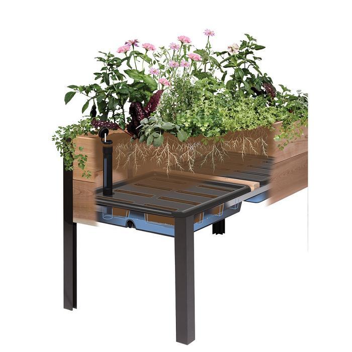 🔥Limited Time Offer🚀 Self-Watering Eco-Stained Elevated Planter Box (50 Set) Only