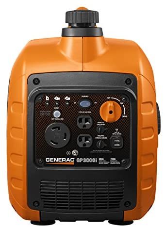 Generac 76711 GP1200i 1200 Watt Portable Inverter Generator, Orange and Black