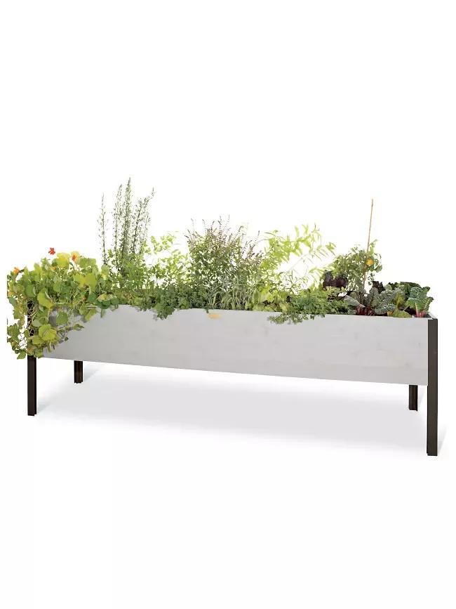 Self-Watering Eco-Stained Elevated Planter Box, 2 x 8′ (Limit 2pieces per person)