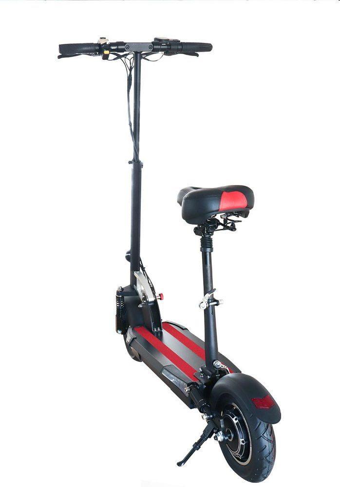 48v Electric Scooters Adults with Seat 800w Hub Motor Foldable E Scooter 26AH Lithium Battery