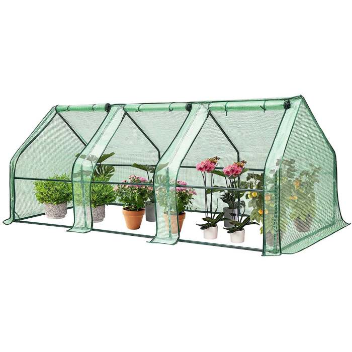 Portable Greenhouse with Roll-up Large Door 94.5 x36 x36 