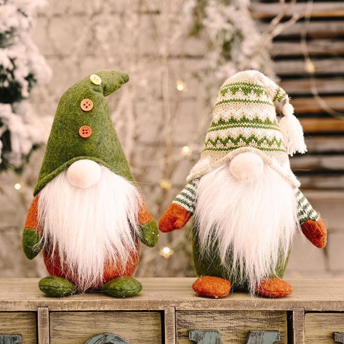 Snata Gnome Non Woven Fabric Ornaments