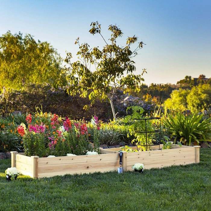 8-foot Wooden Garden Bed Planter Box
