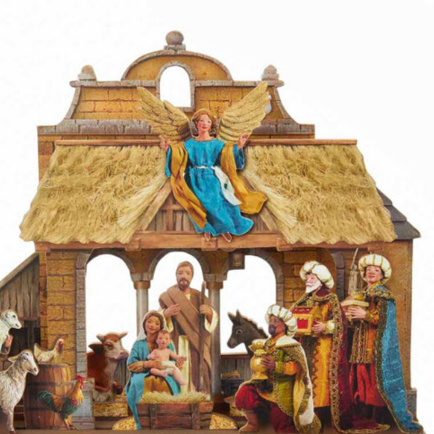 Wooden 10-pc. Nativity Set