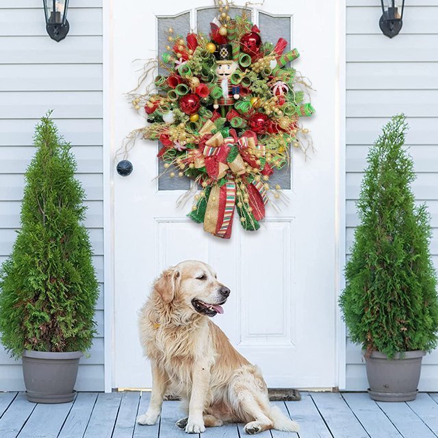 Nutcracker wreath - Christmas wreath, Winter wreath