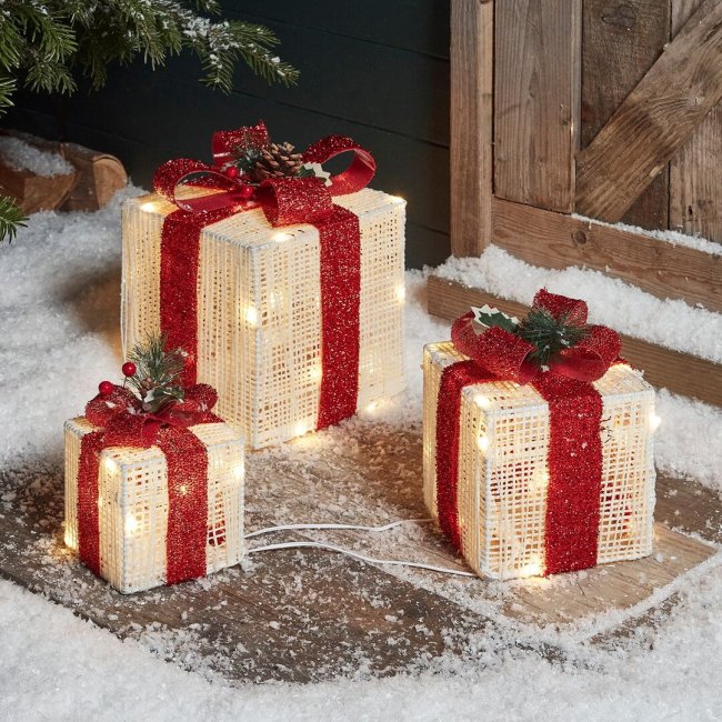 Christmas Gift Outdoor Christmas Decoration Trio