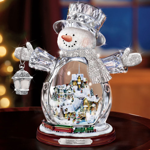 The Illuminated Crystal Snowman