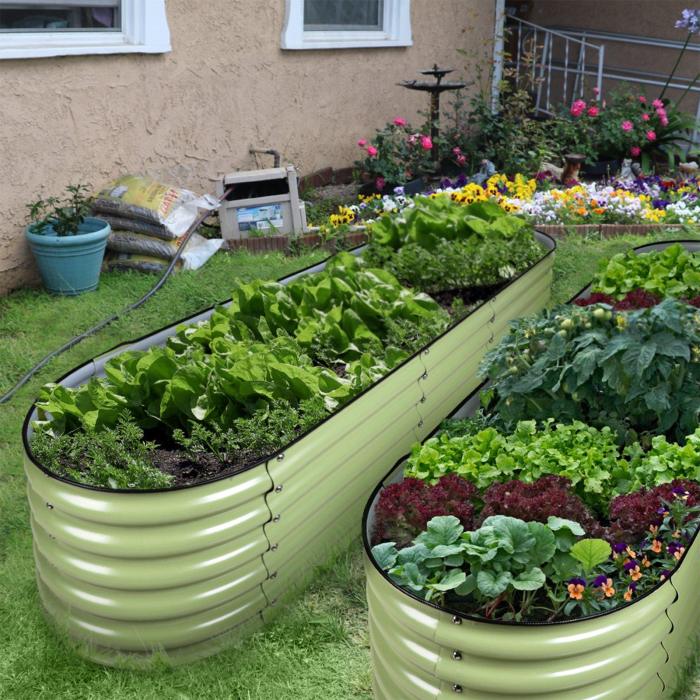Metal Raised Garden Beds, Home Garden Vegetable Beds
