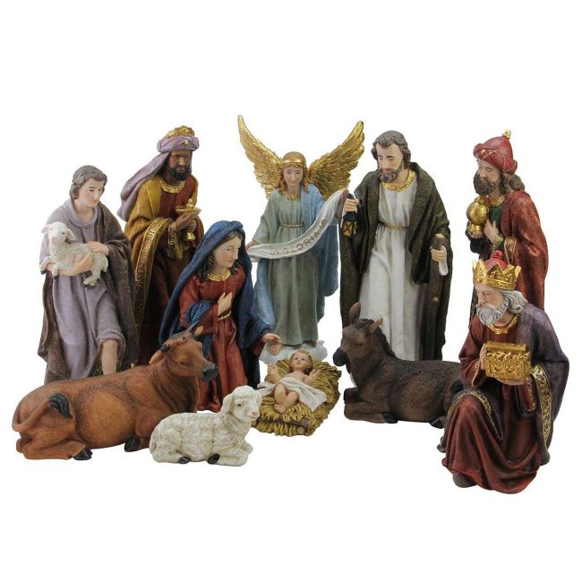11-Piece Christmas Nativity Set