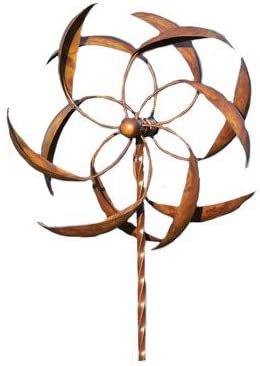 15-Inch Staked Feather Kinetic Spinner, Large