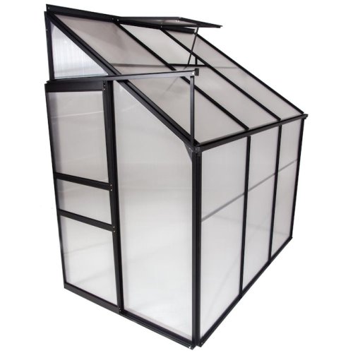 4.1-ft L x 6.3-ft W x 7.25-ft H Clear Greenhouse