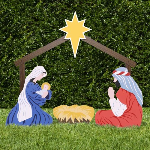 Outdoor Nativity Store Classic Outdoor Nativity Set - Holy Family Yard Scene