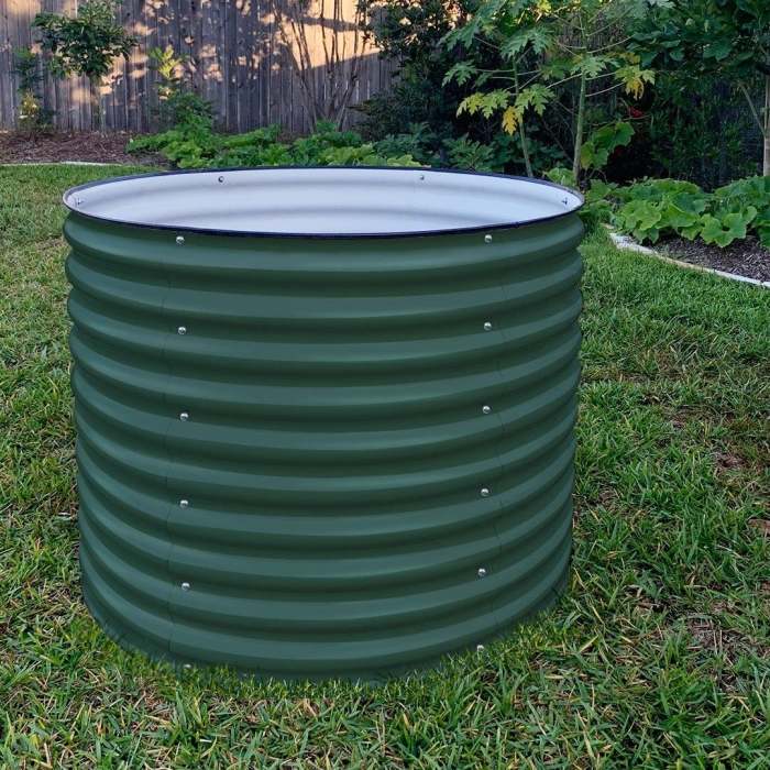 32  Extra Tall Round Metal Garden Bed 42  Wide