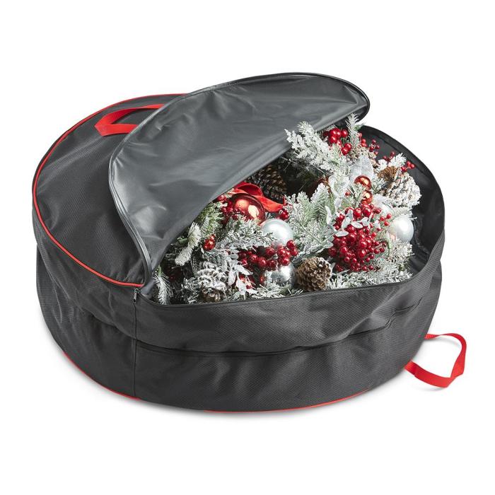 The Double Compartment Holiday Trim Storage Bag