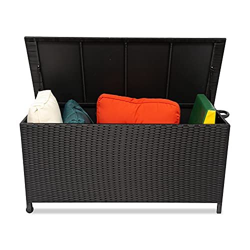 Big Deck Box,Indoor/Outdoor Deck Storage Organization for Patio Furniture Cushions, Pool Toys, and Garden Tools