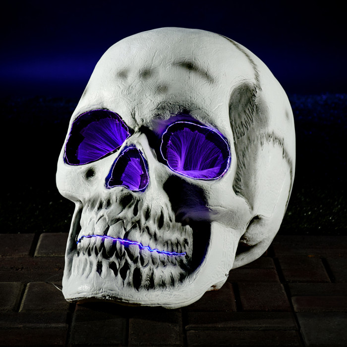 The Color Changing Spooky Skull