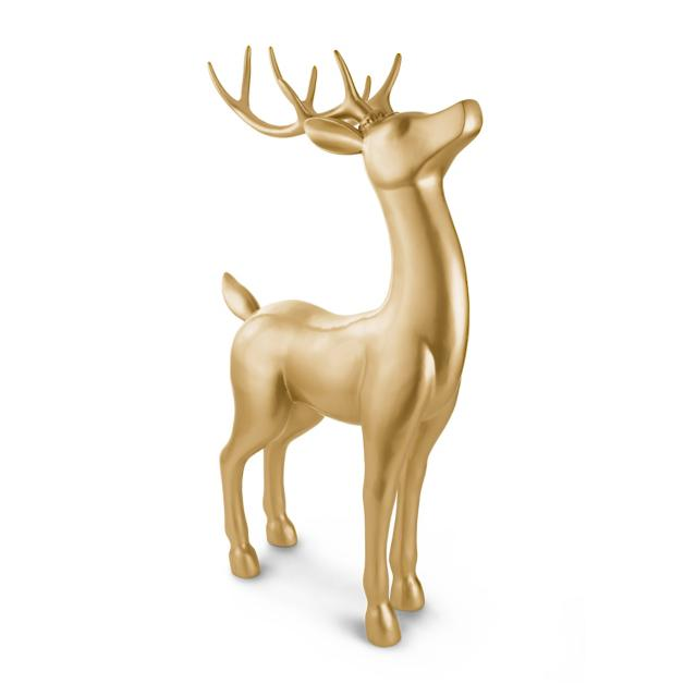 Christmas Gold Standing Deer