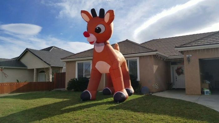 The 15' Inflatable  With Blinking Nose