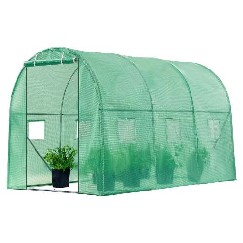 10x7x7FT Large Walk in Greenhouse Tunnel Garden Plant Hot House