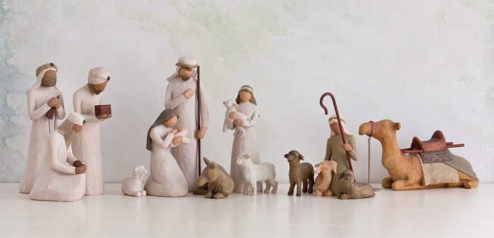 The Three Wisemen, Sculpted Hand-Painted Nativity Figures, 3-Piece Set