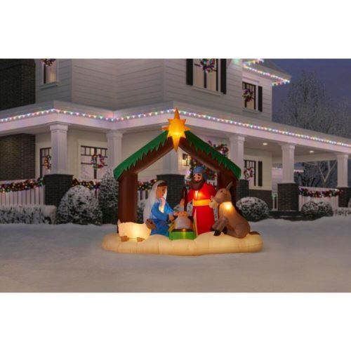 6.5 ft. LED Inflatable Nativity Scene