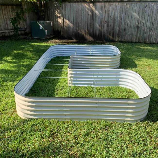 17  Tall U-Shaped Raised Garden Bed Kit - Jumbo Size