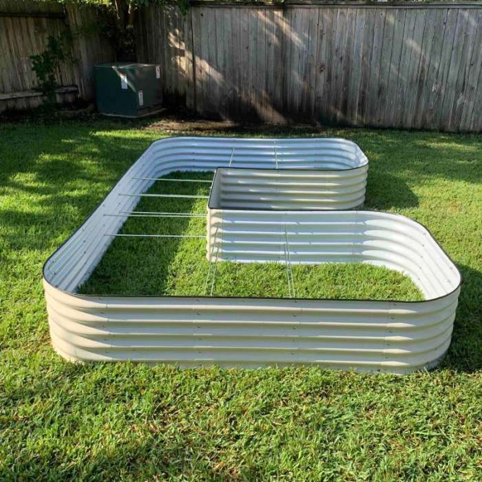 17  Tall U-Shaped Raised Garden Bed Kit - Jumbo Size