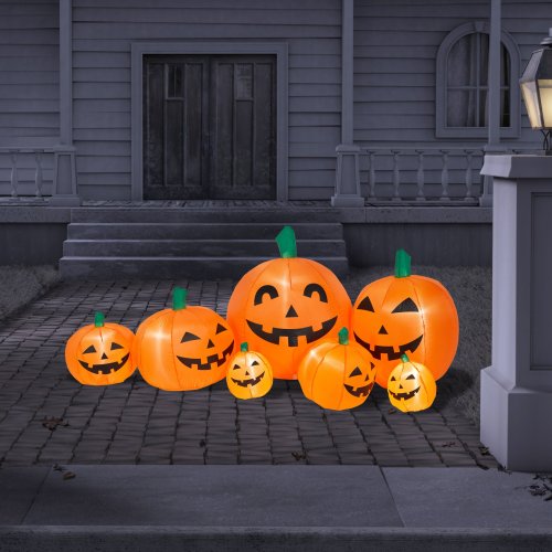 Pumpkin Family Halloween Inflatable