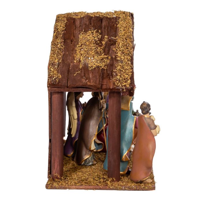 Christmas Nativity & Stable Table Decor 9-piece Set