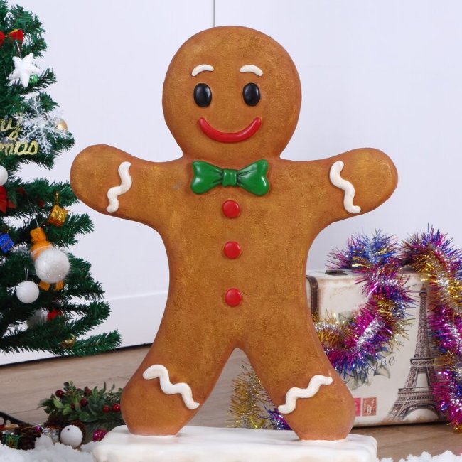 Christmas Gingerbread Boy Figurine
