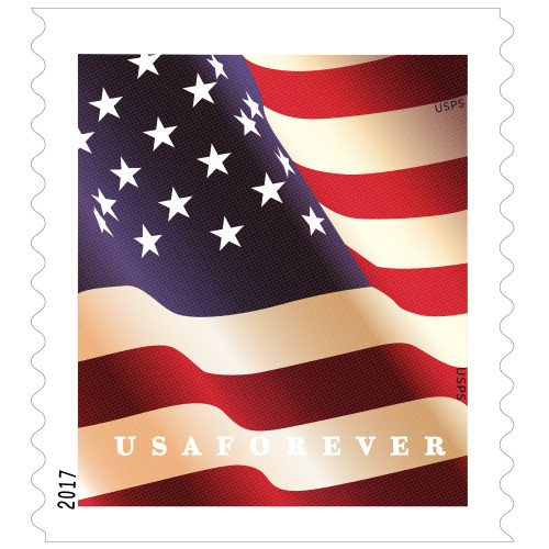 U.S. Flag 2017, 100Pcs/Rolls (1000 Pcs)