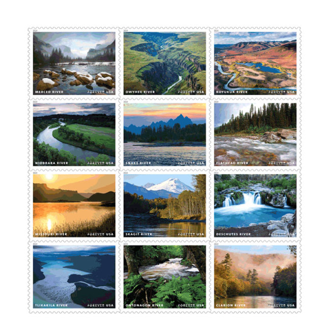 Wild And Scenic Rivers, 60 Pcs