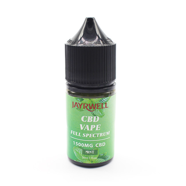 CBD Vape Oil Mint Flavor Sample