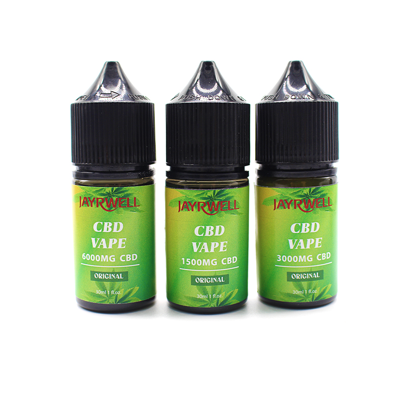 three bottle of original CBD E Liquid