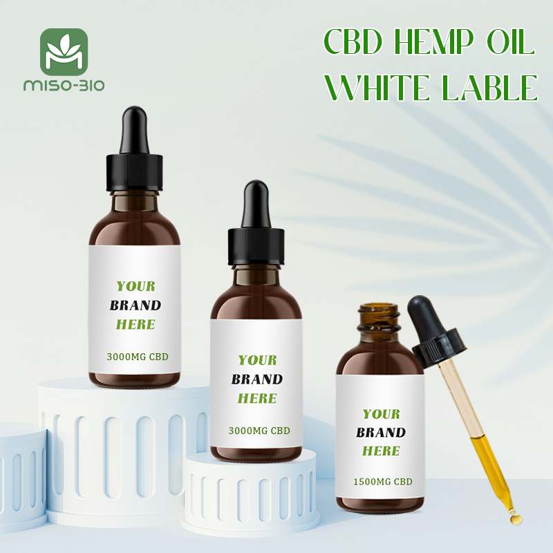 White lable CBD oil customized from bottle to formula