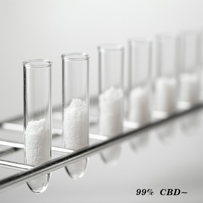 Cannabis Wholesale Factory 99% CBD Isolate Cannabidiol Powder