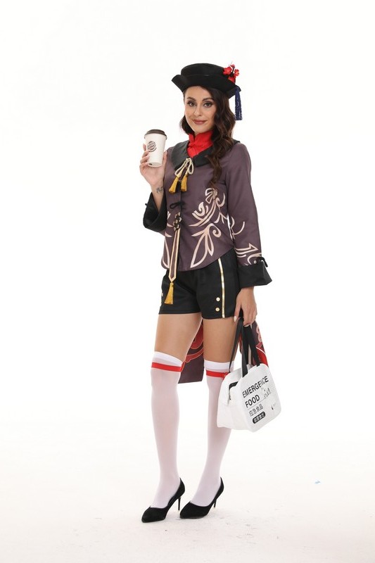 Hu Tao Genshin Impact Cosplay Costume, Huto Cosplay, Halloween Outfits