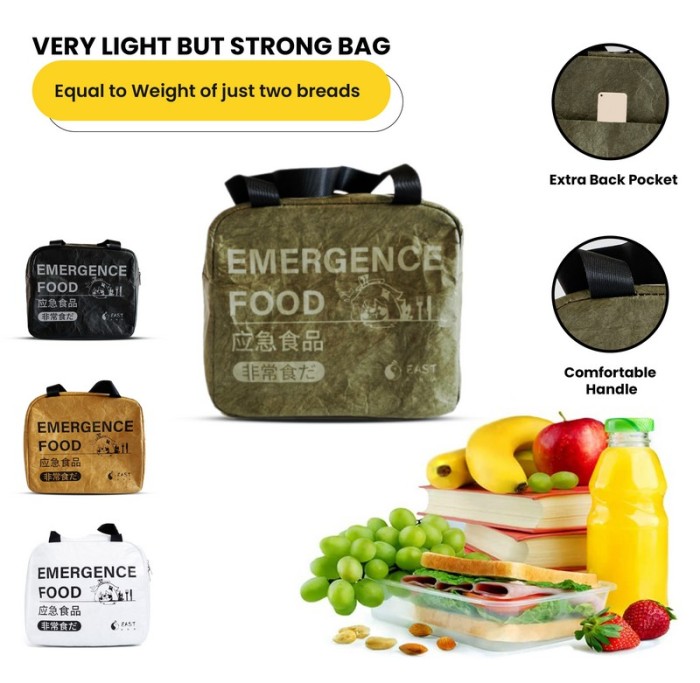 Genshin Impact Insulated Lunch Bag - Reusable Waterproof Lunch Box With Pocket, Tote Lunch Bags For Men And Women