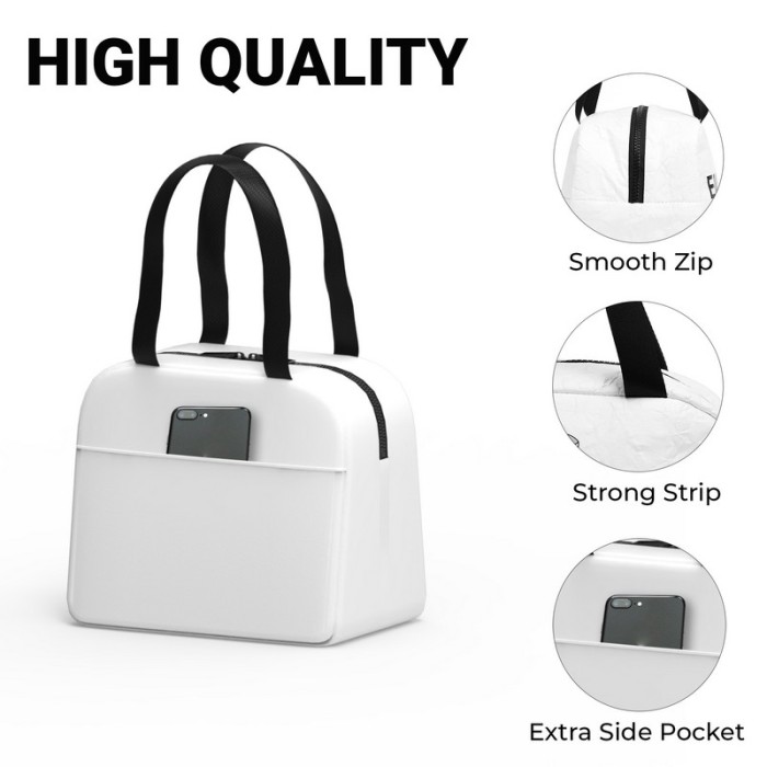 Genshin Impact Insulated Lunch Bag - Reusable Waterproof Lunch Box With Pocket, Tote Lunch Bags For Men And Women