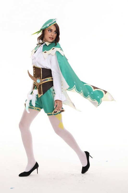 Venti Genshin Impact Cosplay Costume, Halloween outfits and Tote Lunch Bag