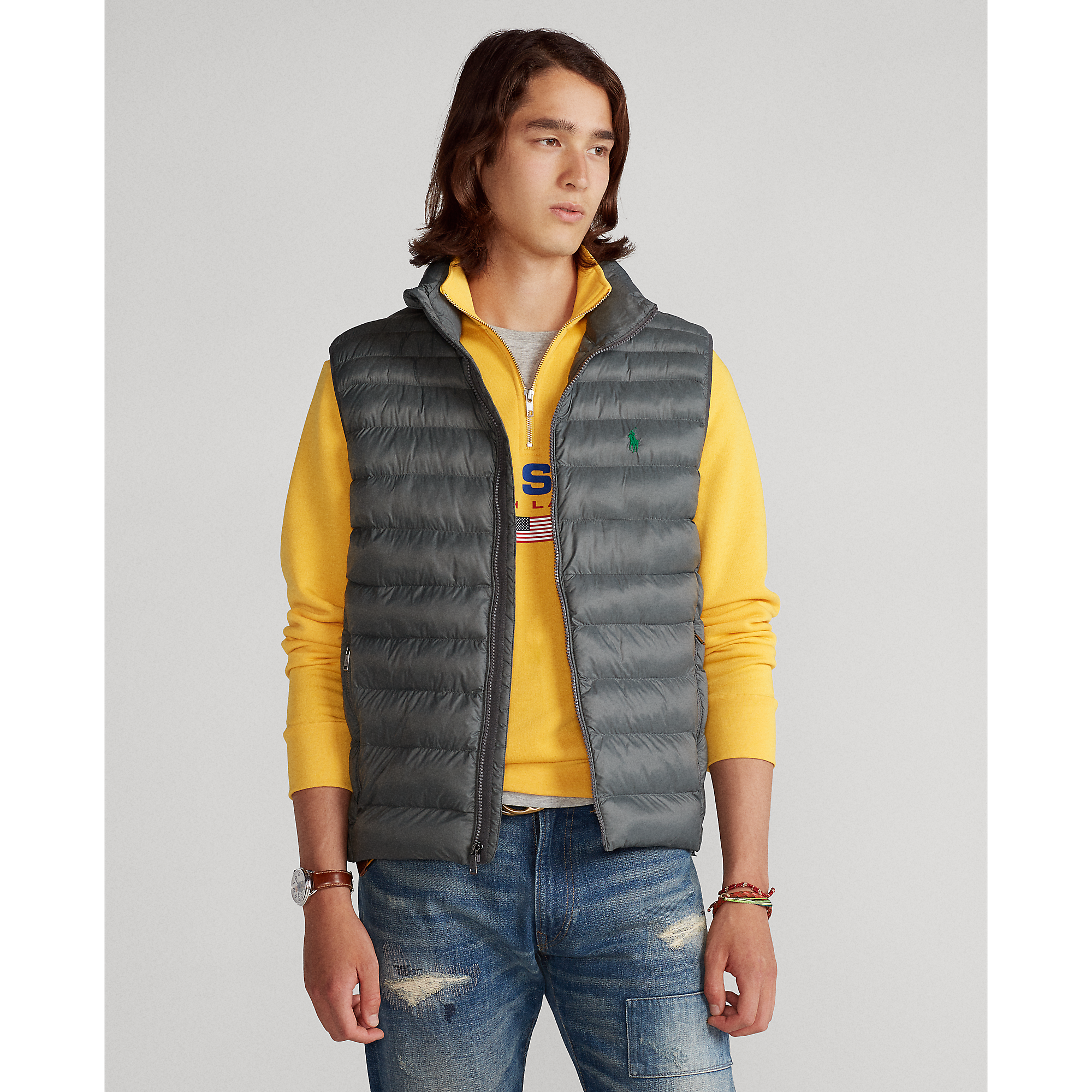 polo packable vest