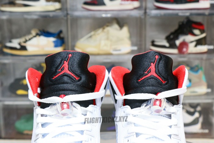 Air Jordan 5 Fire Red Black Tongue 2025 GS（A1）