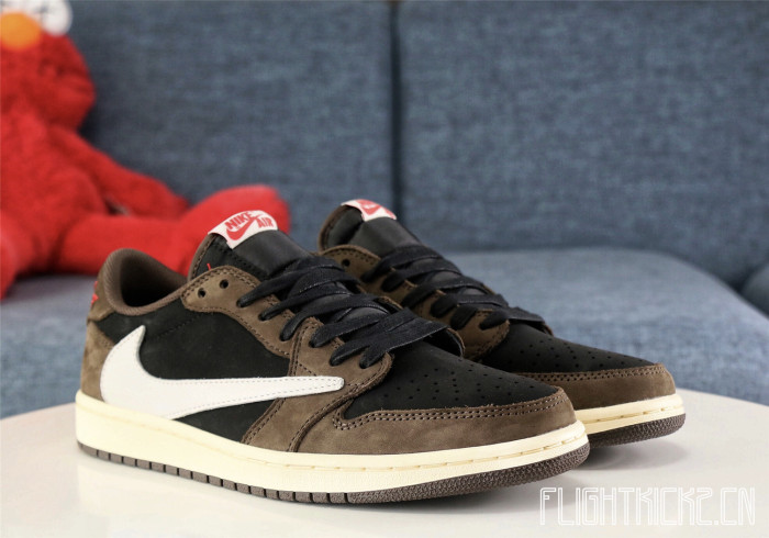 US Warehouse:Travis Scott X Air Jordan 1 Low 'Cactus Jack'（A1）
