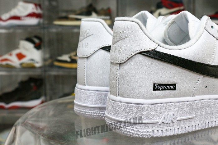 Nike Air Force 1 Low Supreme White Black（ A1）