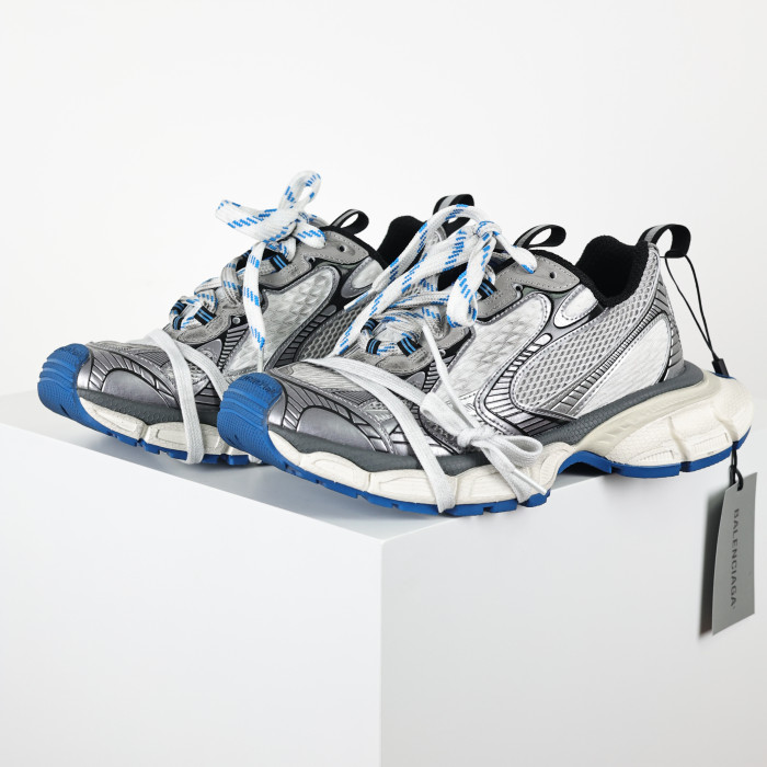 Balenciag* 3XL Ski Sneaker  'Worn-Out - Grey Blue'