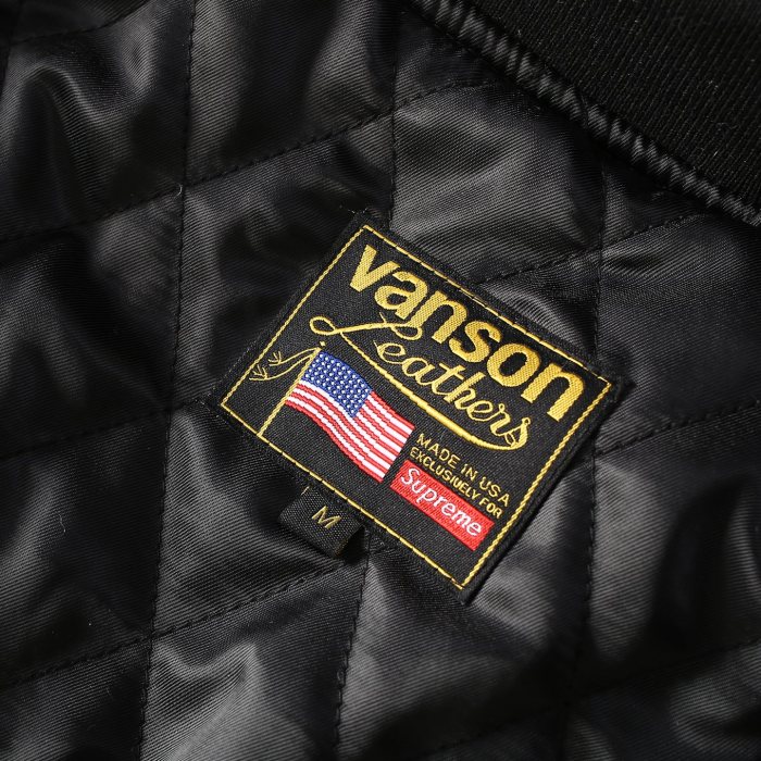 Supreme x Vans0n Leathers FW24 Jacket