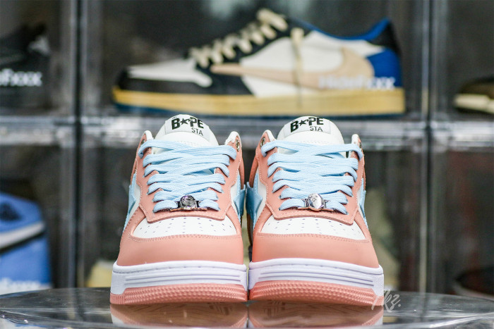 Bapesta Pastel White Pink 2021