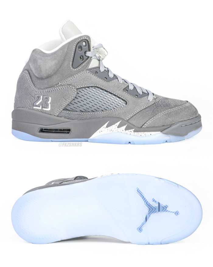 US Warehouse: Air Jordan 5 Retro Wolf Grey 2026 (A1)